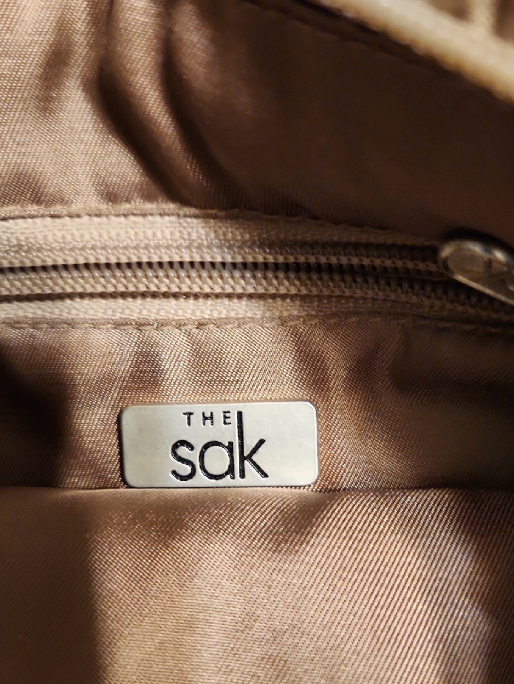 The Sak Woven Braided Crossbody in Brown - Picture 3 of 5
